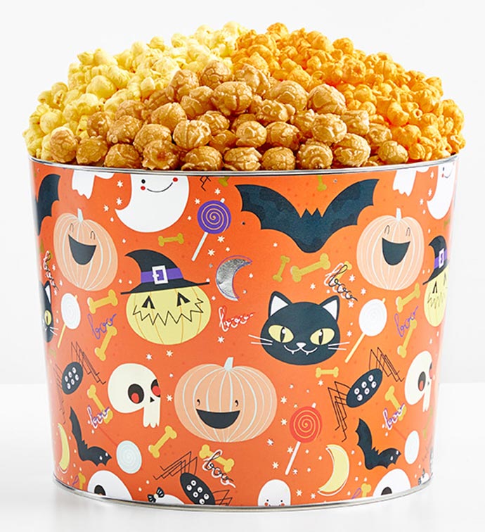 Spooky Fun 2 Gallon 3 Flavor Popcorn Tin